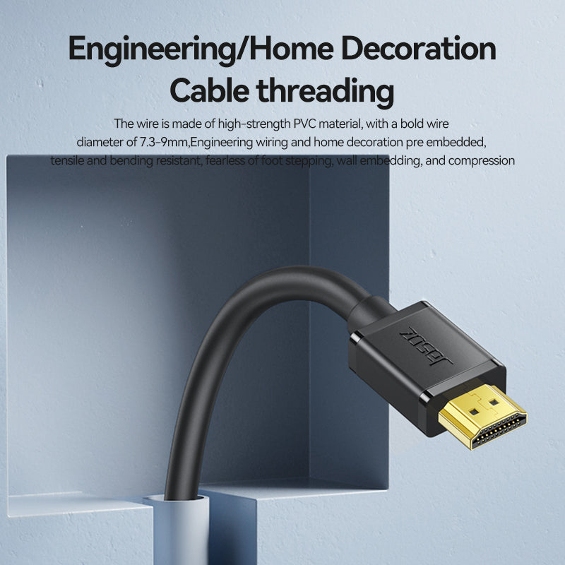 Jasoz HDMI Cable 4K 2.0 High Speed Cable HDMI Data Cable For Laptop PS4 Xbox Switch