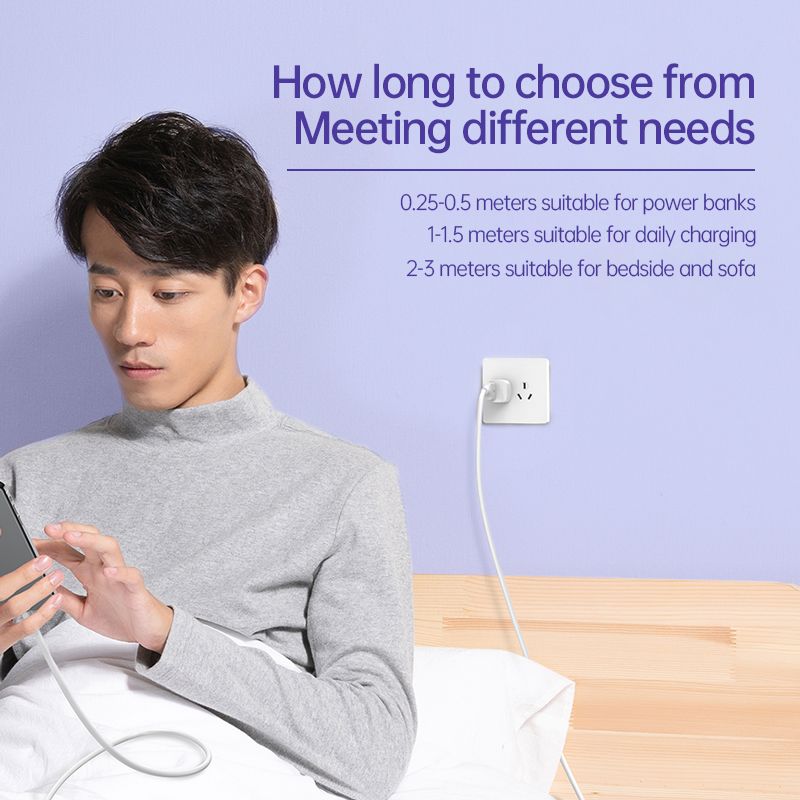Jasoz Micro USB Cable 3A Fast Charging USB Data Cable Mobile Charging Cable for Samsung Oppo Android
