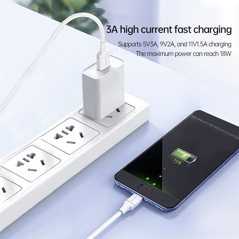 Jasoz Micro USB Cable 3A Fast Charging USB Data Cable Mobile Charging Cable for Samsung Oppo Android