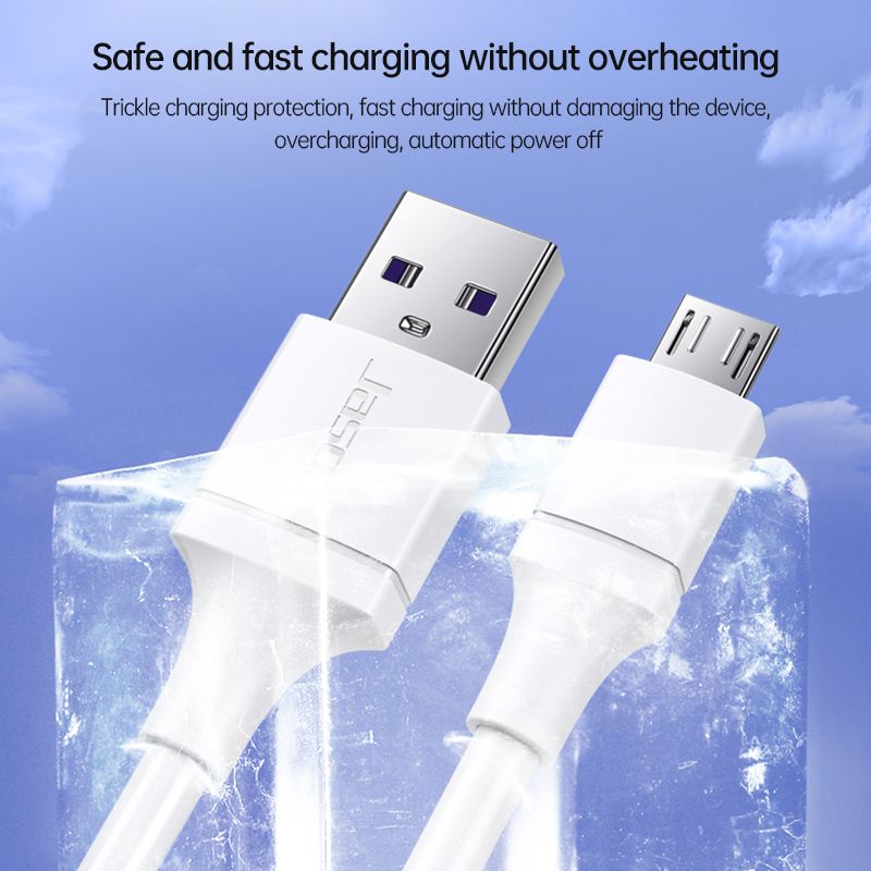 Jasoz Micro USB Cable 3A Fast Charging USB Data Cable Mobile Charging Cable for Samsung Oppo Android