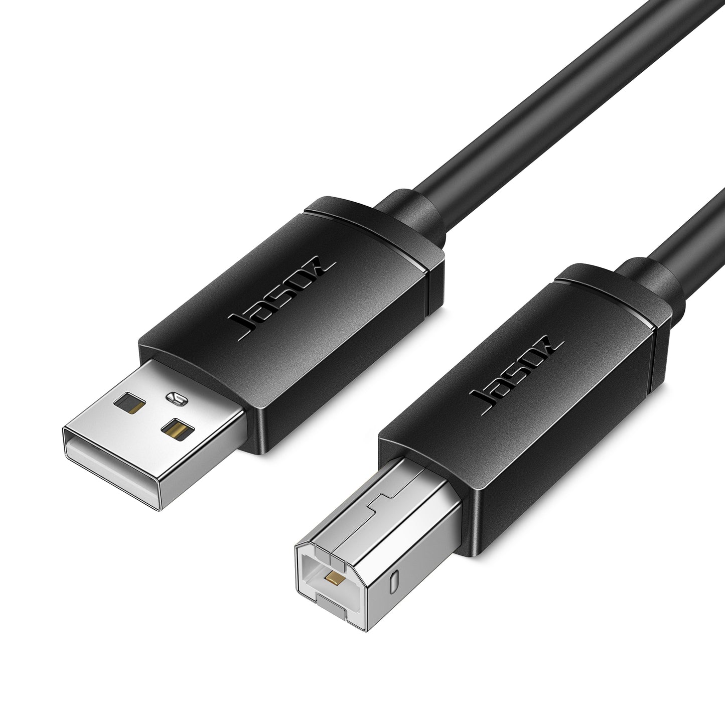Jasoz USB Printer Cable USB Type B Male to A Male USB 2.0 Cable for Canon Epson HP Label Printer DAC